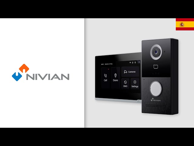 Nivian NVS-VIDEOINTERCOM-2W Full HD WiFi 7" Touchscreen Zwei-Wege-Audio IP65 Video-Gegensprechanlage video
