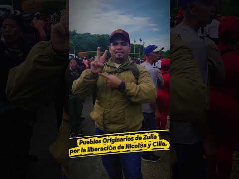 Pueblos Originarios de Zulia salieron desde La Guajira exigiendo la liberación de Nicolás y Cilia...