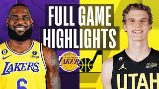 Utah Jazz vs. Los Angeles Lakers Full Game Highlights | Nov 4 | 2022 NBA Season