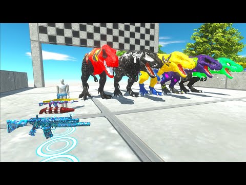 Race Championship Hunting Found Dc Comics T-rex Vs Fps avatar - Animal Revolt Battle Simulator