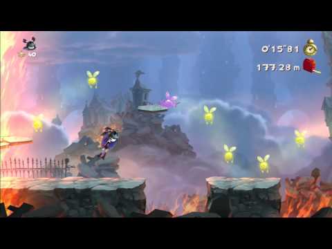 Rayman Legends Daily Challenge 21/8/15 - LotLD - 396m in 30 seconds