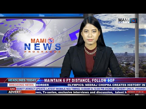 MAMITv PRIME TIME ENGLISH NEWS 9 AUGUST 2021