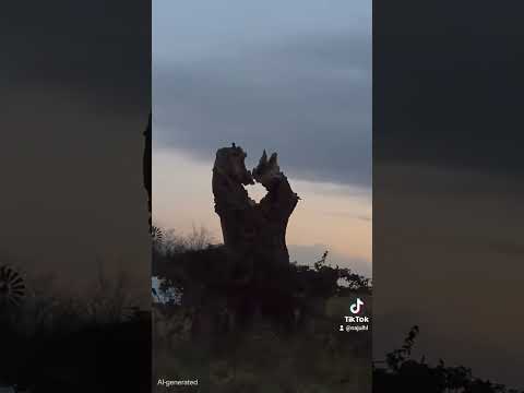 ​¿LOBO o TRONCO? El misterioso árbol que vigila el camino rural de Speluzzi 🐺🪵