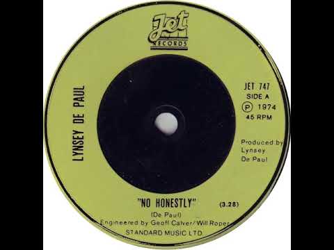 UK New Entry 1974 (244) Lynsey De Paul - No Honestly