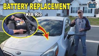 How To Replace Battery - Kia Rio (Andy’s Garage: Episode - 469)