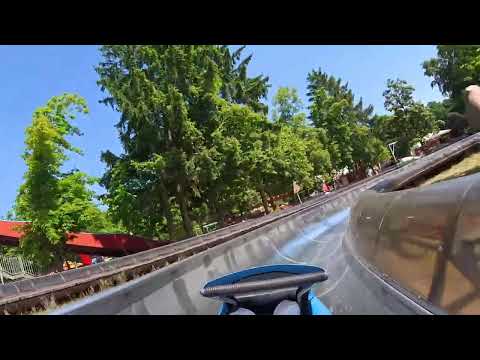 Bobkartbahn Rutschbahn (Onride) Erse Park Uetze 2025 4K