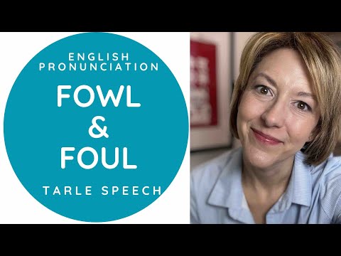 Learn how to pronounce FOWL & FOUL - American English Homophone Pronunciation Lesson  #learnenglish