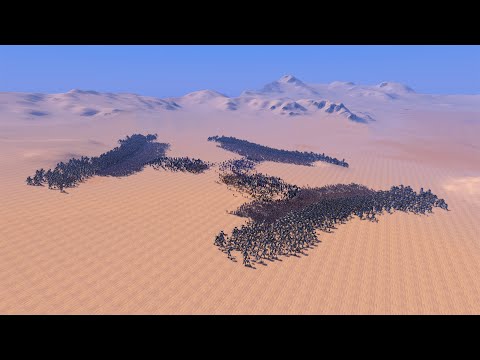 UEBS - LASER & GOLDEN KNIGHTS vs ORK & OGRE ARMY - Ultimate Epic Battle Simulator