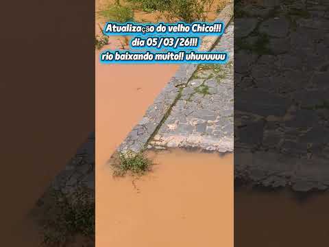 baixou!!! velho Chico começa a baixar em Januária Mg!!!