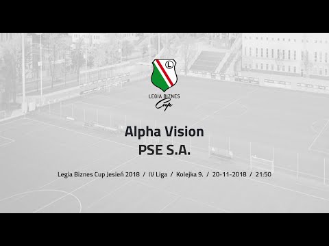 Skrót spotkania Alpha Vision - PSE S.A. ( Legia Biznes Cup Jesień 2018 )