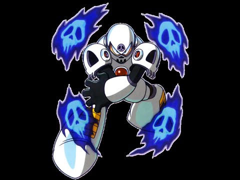 Mega Man (Rockman) 4 - Skull Man boss - NES