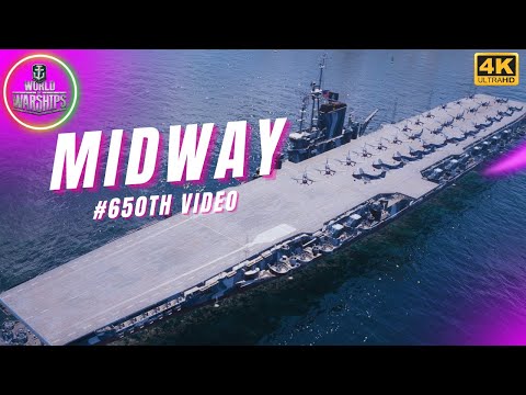 The Unstoppable MIDWAY:  Dominate the Battles with Aircraft Carrier Midway World of Warships #gaming