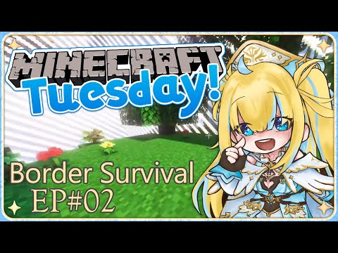 EPIC BORDER SURVIVAL - Minecraft Tuesday Madness!