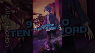 Shido Forms from Weakest to Strongest #datealive #shido #shorts