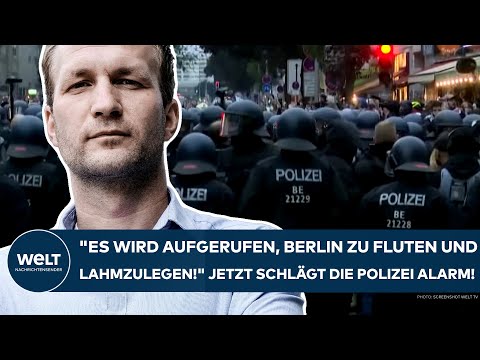 Video Thumbnail: DEUTSCHLAND: "Wird aufgerufen, Berlin zu fluten und lahmzulegen!" Hamas-Massaker! Polizei warnt!