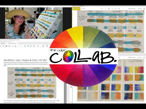 #thecolorcollab Acrylic Gels, Pastes & Grits