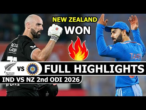 India Vs New Zealand Full Highlights 2nd odi Match 2026 | Ind Vs Nz