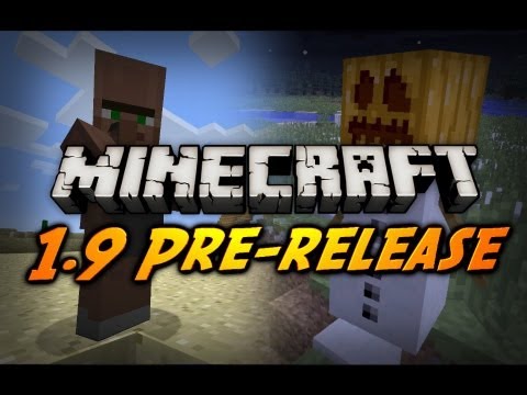 AntVenom - Minecraft: Beta 1.9 Pre-Release! (Village Mobs, Snow Man / Golem, Netherblocks)