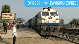 preview picture of video 'Kavi Guru Exp departing for the first time from Mandar Hill.'