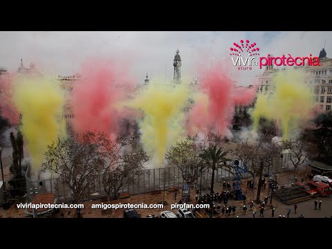Fallas Valencia 2022. Mascletà 15 de Marzo 2022. Pirotecnia Ricardo Caballer RICASA