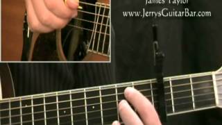 How To Play James Taylor Secret o&#39; Life (intro only)