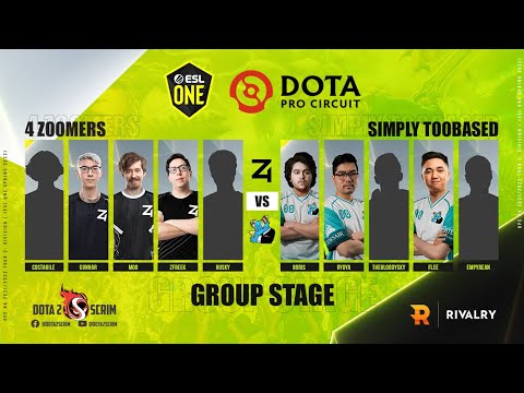 4 Zoomers vs simply TOOBASED - DPC NA 2021/22 Tour 2: Division I - Group Stage - B03
