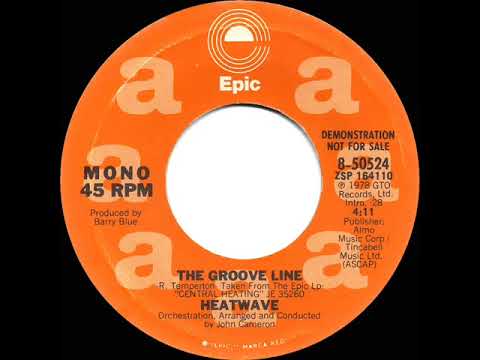 1978 Heatwave - The Groove Line (mono radio promo 45)