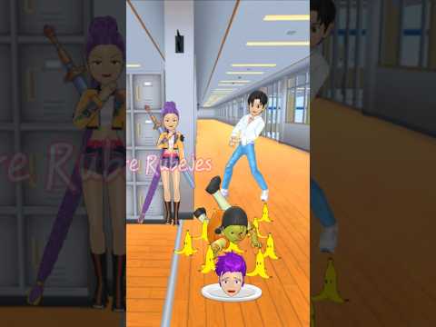 Bad Rumi Makes Zombie Mad 😡 SAKURA SquidGame #sakuraschoolsimulator #shorts #sakura #ytshorts