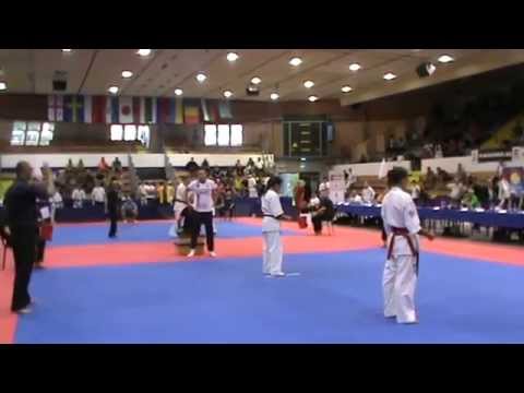 Shinkyokushinkai Cup of Europe 2015 - Anna Virabyan - fight 1