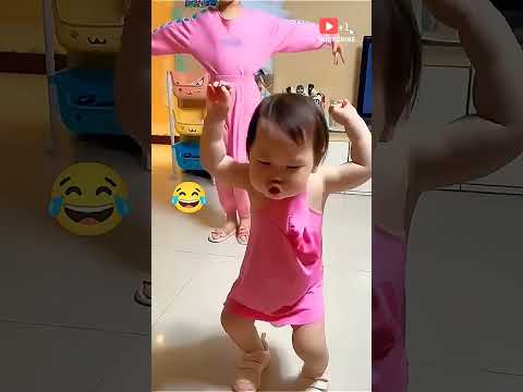 Dom Dom Dom Tika tika baby Dance - Domdom tikatika Dance #babydance #domdomTikatika #shorts