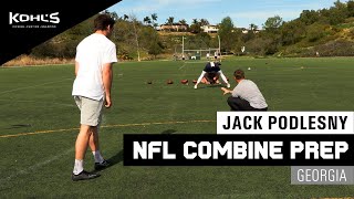 NFL Combine Training // Jack Podlesny // Kohl's Kicking Camps