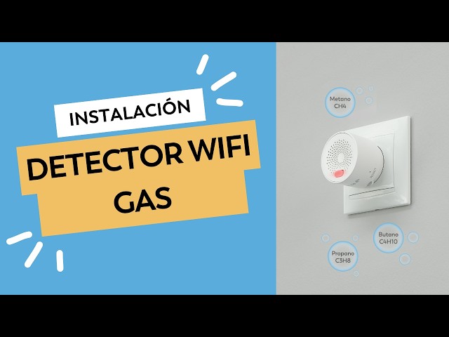 Vídeo relacionado con Detectores de Gas natural con WiFi, alarma portátil de fugas de gas compatible con aplicación inteligente, Tuya, sensor de gas metano con alarma de voz de 85 dB y alarma visual de concentración de gas