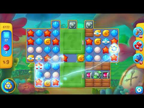 Fishdom level hard 6722 （フィッシュダム　level hard 6722）　パズルゲーム