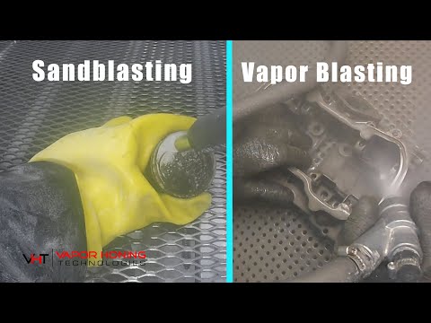 Vapor Blasting vs Sandblasting - Vapor Honing Technologies