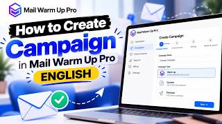 How to Create an Automated Email Campaign | Step-by-Step ( ENGLISH). #MailWarmup