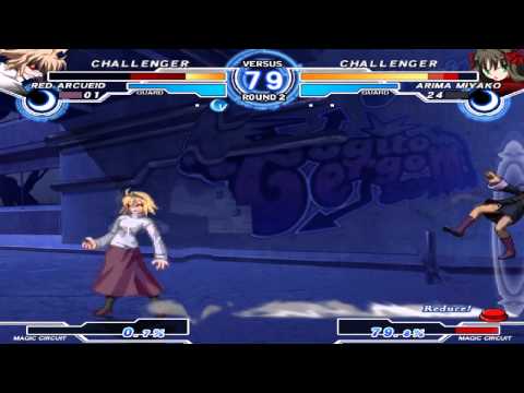 Melty Blood Actress Again (Arcueid vs Miyako)
