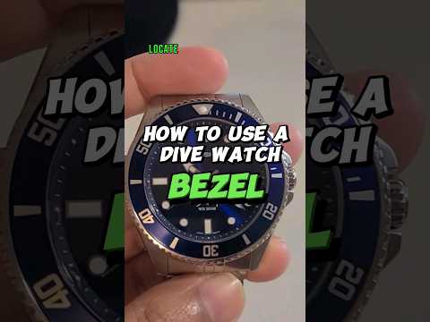 How to use a bezel on a dive watch? DIY - Easy to do tutorial in 30 seconds!
