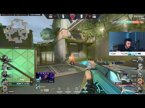 FPX Shao INSANE 1v3 CLUTCH to keep Fnatic Off first round winning