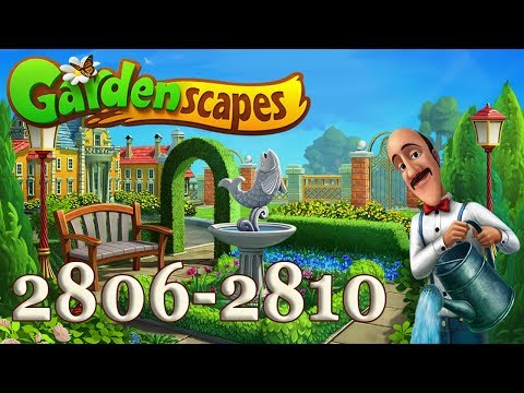 GardenScapes level 2806, 2807, 2808, 2809, 2810