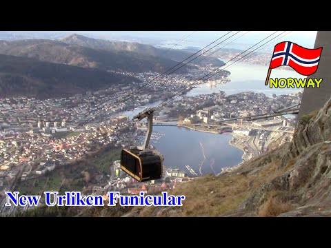 New Funicular of Urliken, Bergen, Norway