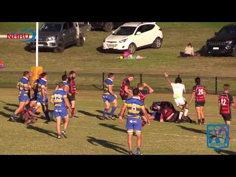 2018 NHRU Round 14 Prem1 Highlights   Hamilton v Singleton