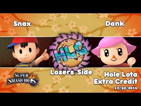 Hole Lota Credit: Dank (Villager) Vs. Snax (Ness) - SSB4 Singles Losers Side
