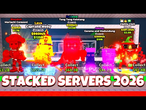 How to get STACKED SERVERS in Steal A Brainrot! 🔥 (2026)