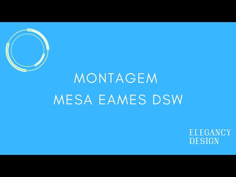 Montagem Mesa Eames DSW