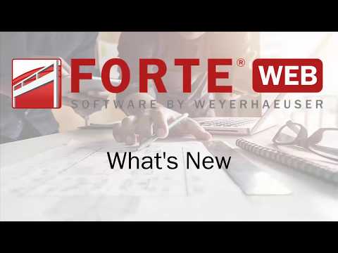 What's New in ForteWEB - Roof Member Design, Tapered End Cut Analysis and XML File Import