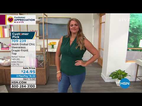 HSN | IMAN Global Chic Fashions 04.28.2021 - 12 PM