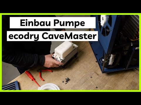 Einbau der ecodry CaveMaster Pumpe