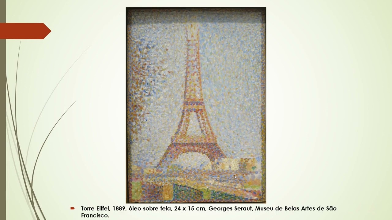 ANÁLISE DA TORRE EIFFEL | GEORGES SEURAT (1889) | OBRA DO PAS 2 DA UnB