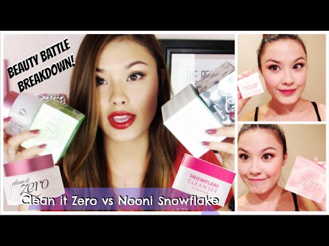 Beauty Battle Breakdown! Banila Co Clean it Zero vs Nooni Snowflake Cleanser Review Video