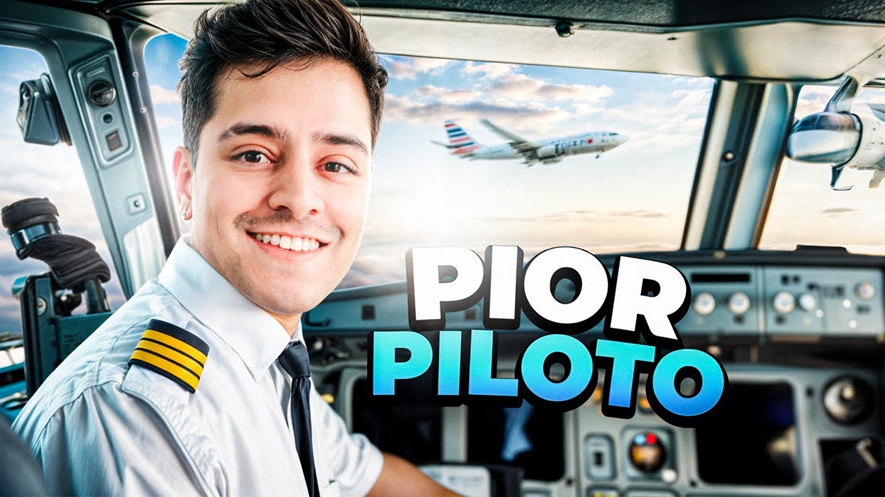 CORINGA JOGANDO MICROSOFT FLIGHT SIMULATOR: O PIOR PILOTO DE TODOS KKKK